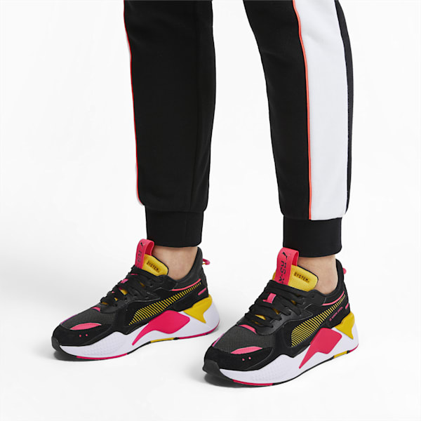 RS-X Reinvent Women's Sneakers, Puma Black-Sulphur, extralarge