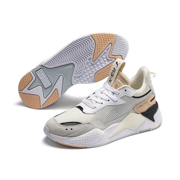 RS-X Reinvent Women's Sneakers, Puma White-Natural Vachetta, extralarge