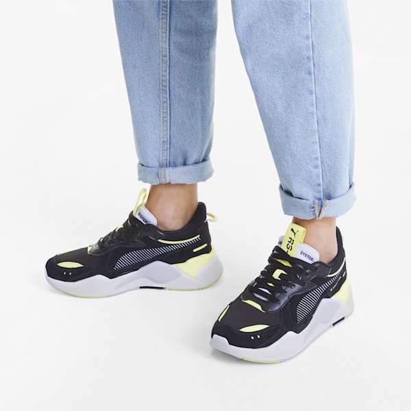 RS-X Reinvent Women's Sneakers, Puma Black-Purple Heather, extralarge