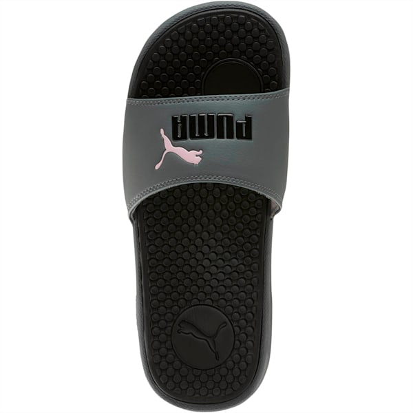 Cool Cat Women’s Slides, CASTLEROCK-Puma Black-Pale Pink