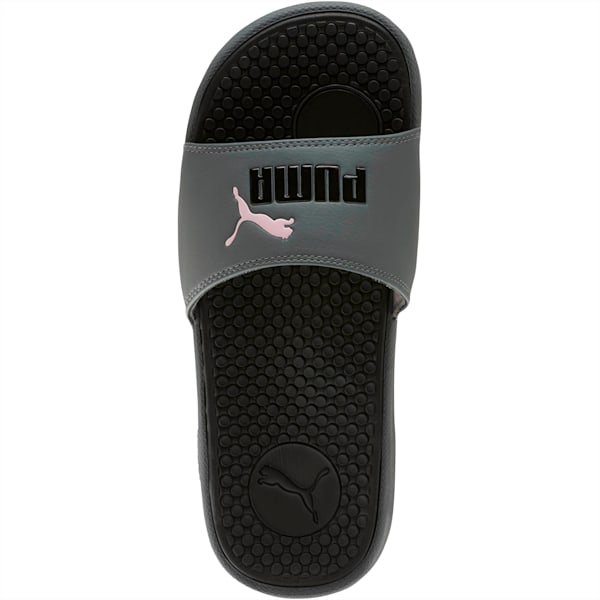 Cool Cat Women’s Slides, CASTLEROCK-Puma Black, extralarge