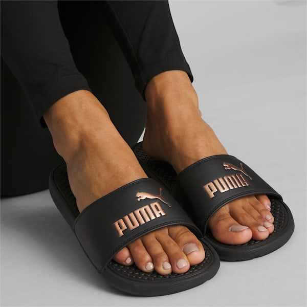 Gold puma slides clearance
