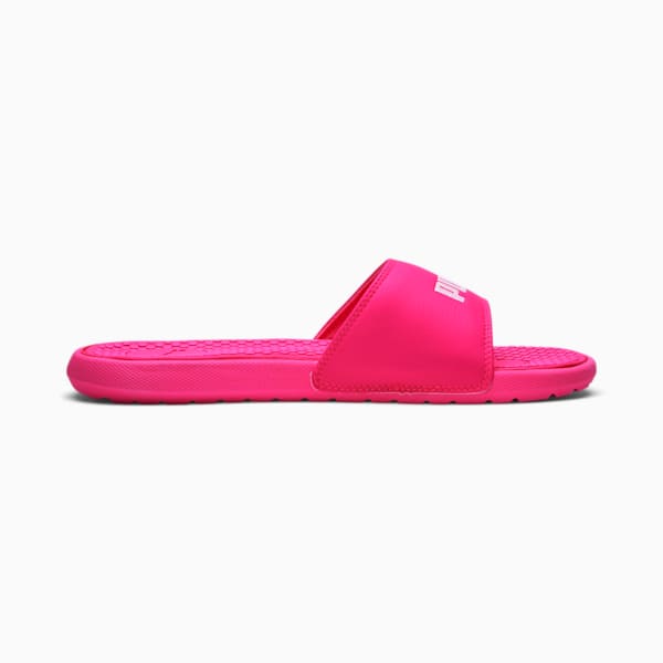 Cool Cat Women’s Slides, KNOCKOUT PINK-Puma White, extralarge