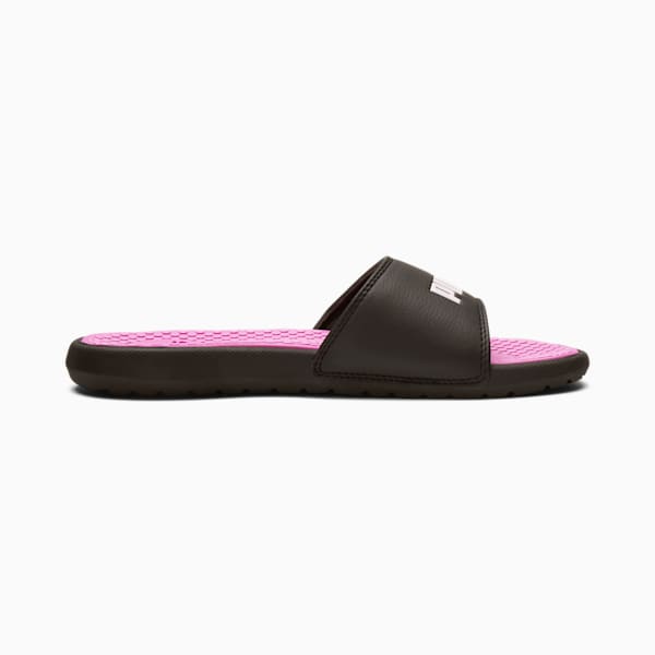 Cool Cat Women’s Slides, Puma Black-Opera Mauve-Puma White, extralarge