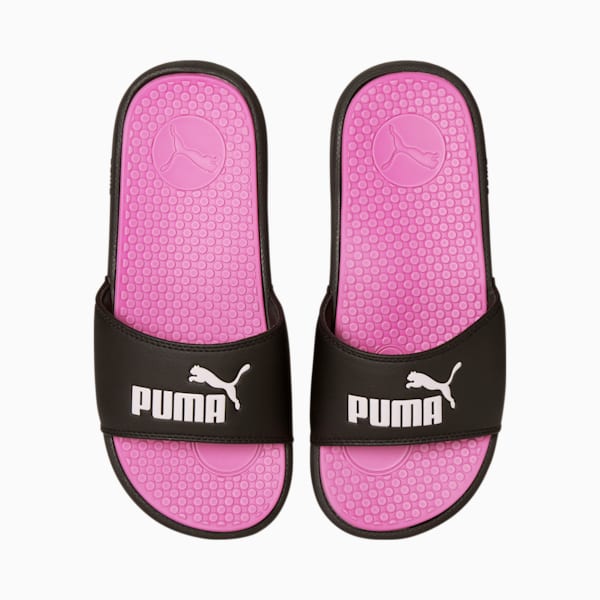 Cool Cat Women’s Slides, Puma Black-Opera Mauve-Puma White, extralarge