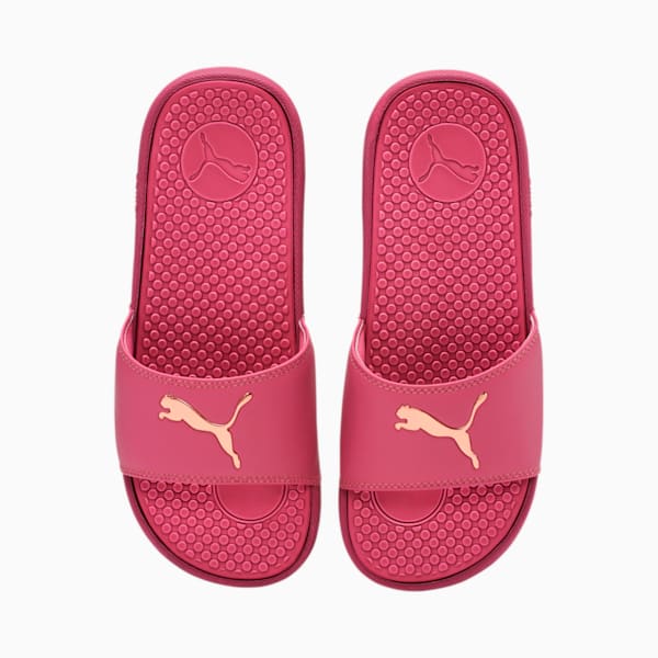 Cool Cat Sport Women's Slides, Rose Wine-Rose Gold, extralarge