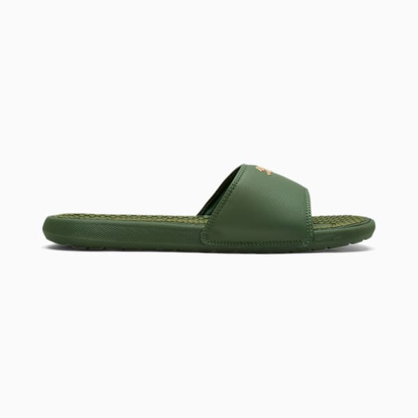 Cool Cat Sport Women's Slides, Olivine-Puma Team Gold, extralarge