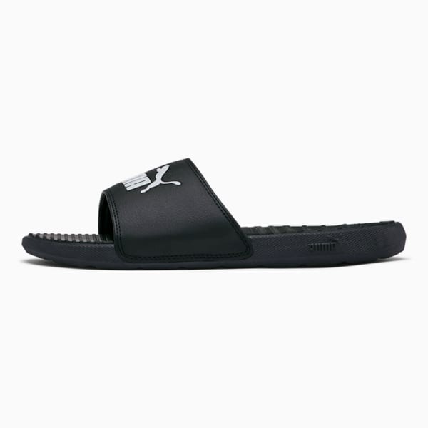 Black puma slides deals