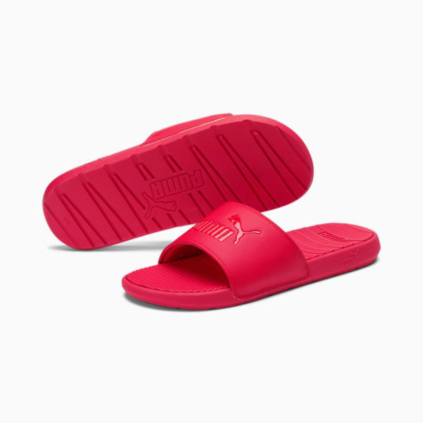 Cool Cat Men's Slides, High Risk Red-High Risk Red, extralarge