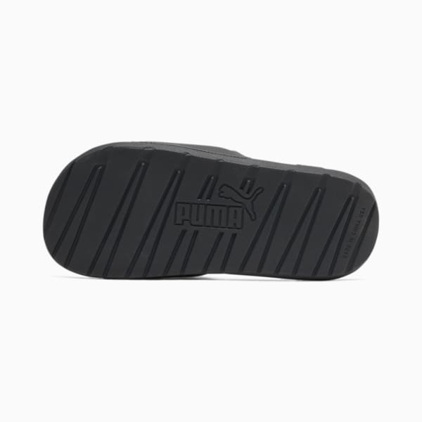 Cool Cat Kids' Slides Big Kids, CASTLEROCK-Puma Black, extralarge