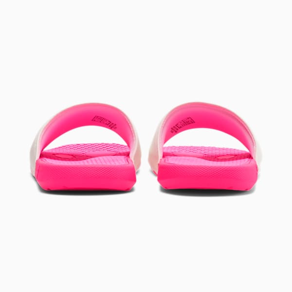 Cool Cat Kids' Slides Big Kids, KNOCKOUT PINK-Puma White-Puma Black, extralarge