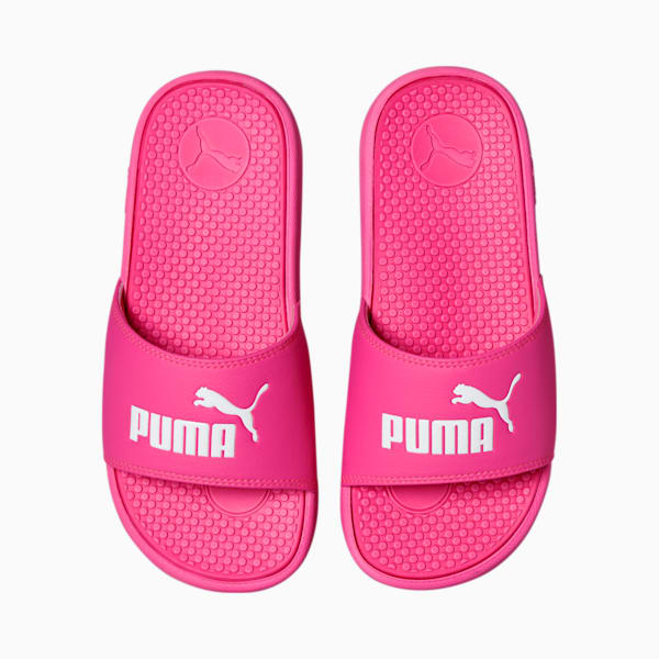 Cool Cat Kids' Slides Big Kids, KNOCKOUT PINK-Puma White, extralarge