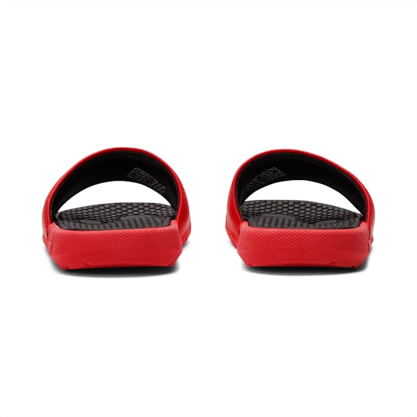 Cool Cat Little Kids' Slides, High Risk Red-Puma Black, extralarge