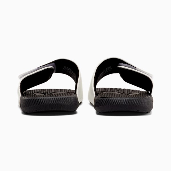 Cool Cat V Kids' Slides Big Kids, Puma Black-Puma White, extralarge