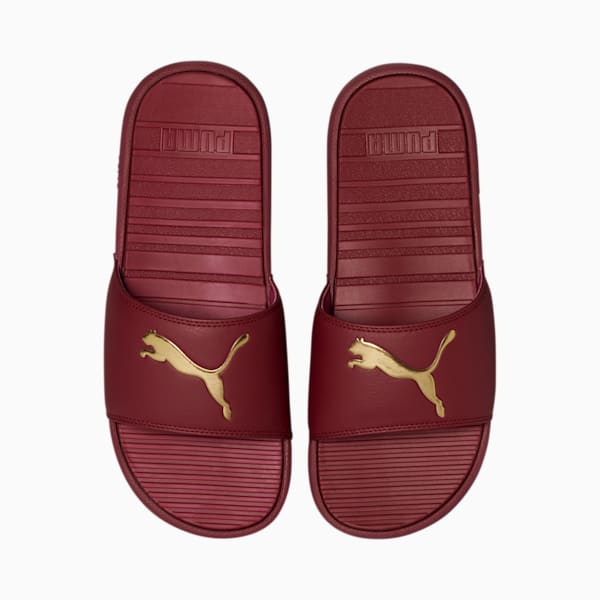Cool Cat Sport Men's Slides, Rhubarb-Gold, extralarge