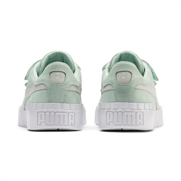 SG x Cali Suede Women’s Sneakers, Fair Aqua-Puma White, extralarge