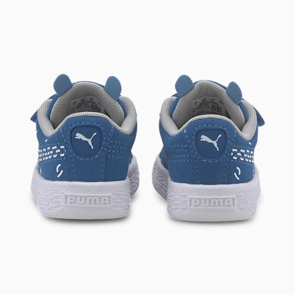 Suede Monster Toddler Shoes, Bright Cobalt-Puma White, extralarge