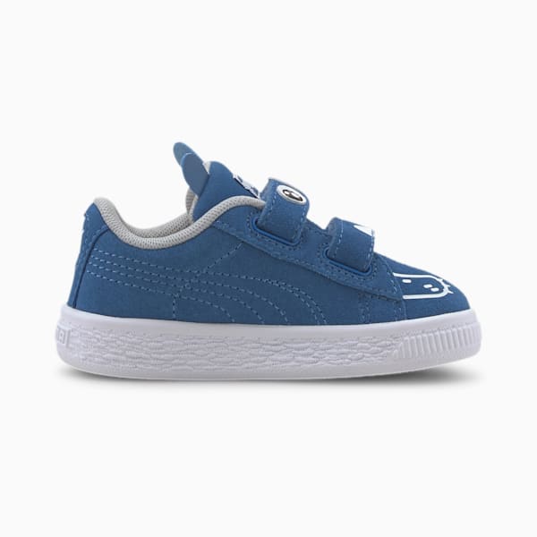 Suede Monster Toddler Shoes, Bright Cobalt-Puma White, extralarge