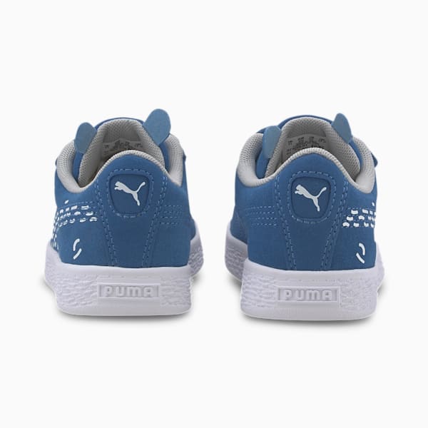 Suede Monster Little Kids' Shoes, Bright Cobalt-Puma White, extralarge