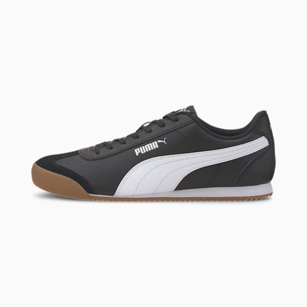 PUMA Turino Men's Sneakers, Puma Black-Puma White-Gum, extralarge