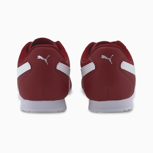 PUMA Turino Men's Sneakers, Red Dahlia-Puma White-Puma Silver, extralarge