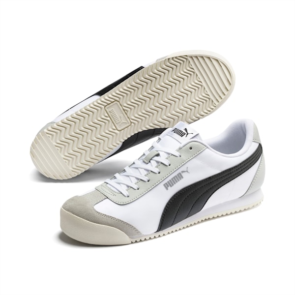 Turino NL Men's Sneakers, Puma White-Puma Black-Whisper White, extralarge
