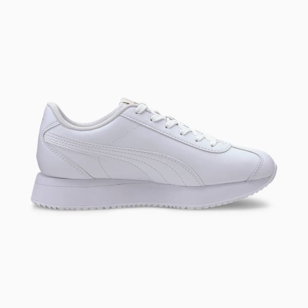 Turino Stacked Women's Sneakers, Puma White-Puma White, extralarge