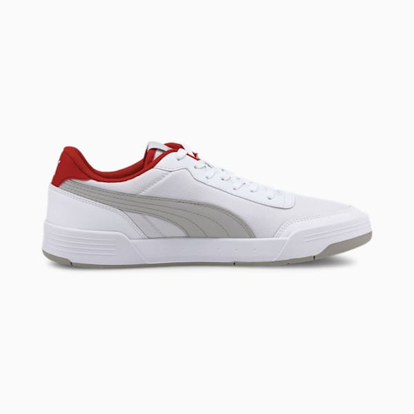 Caracal Style Sneakers, Puma White-Gray Violet-High Risk Red, extralarge-IND