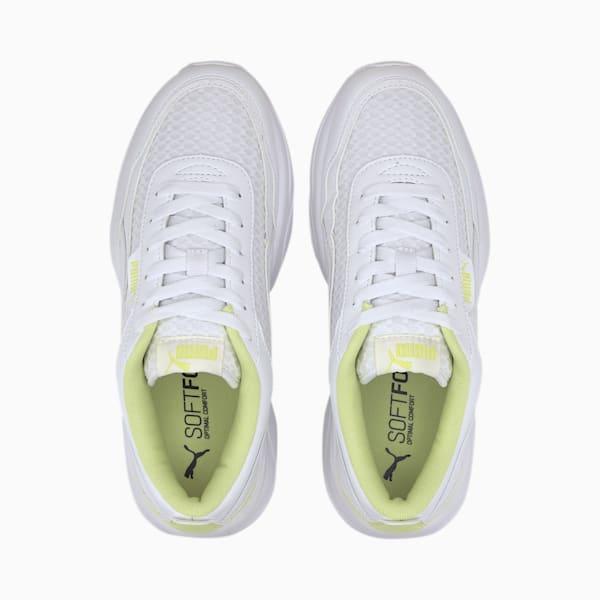 Cilia Mode Mesh, Puma White-Sunny Lime, extralarge-IND