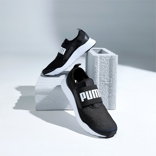 Wired Slip On Unisex Shoes, Puma Black-Puma White, extralarge-IND