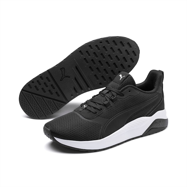 Anzarun Fs Unisex Sneakers, Puma Black-Puma White, extralarge-IND