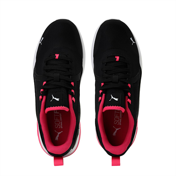 Anzarun Unisex Sneakers, Puma Black-Glowing Pink-Puma White, extralarge-IND