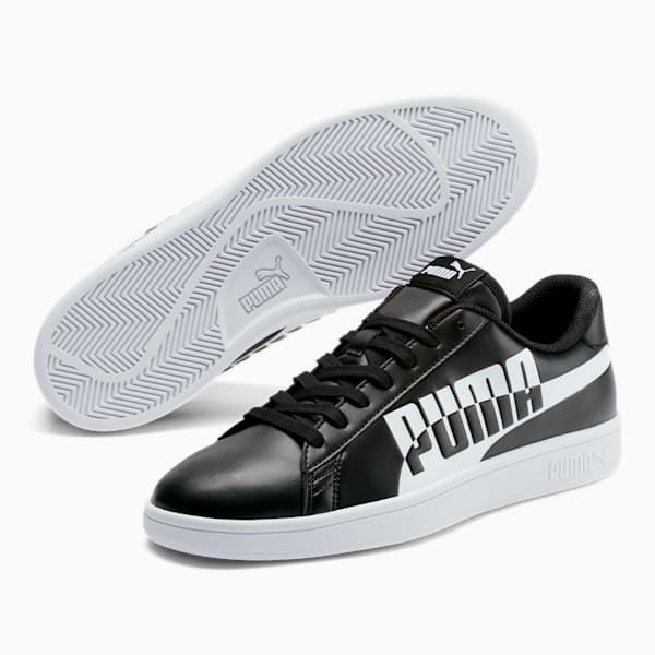 PUMA Smash v2 Sneaker, Puma White-Puma Black, PUMA Shop All Puma