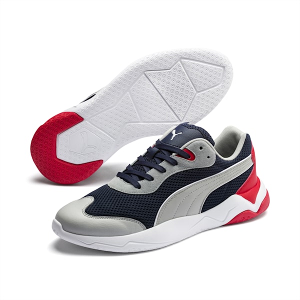 Ekstra Sneakers, Peacoat-High Rise-Puma White-High Risk Red, extralarge