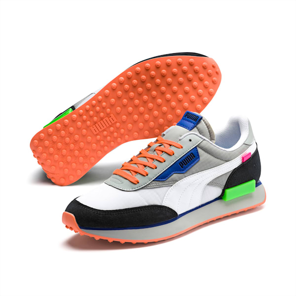 フューチャー ライダー プレーオン スニーカー, High Rise-Puma White-Puma Black, extralarge-JPN