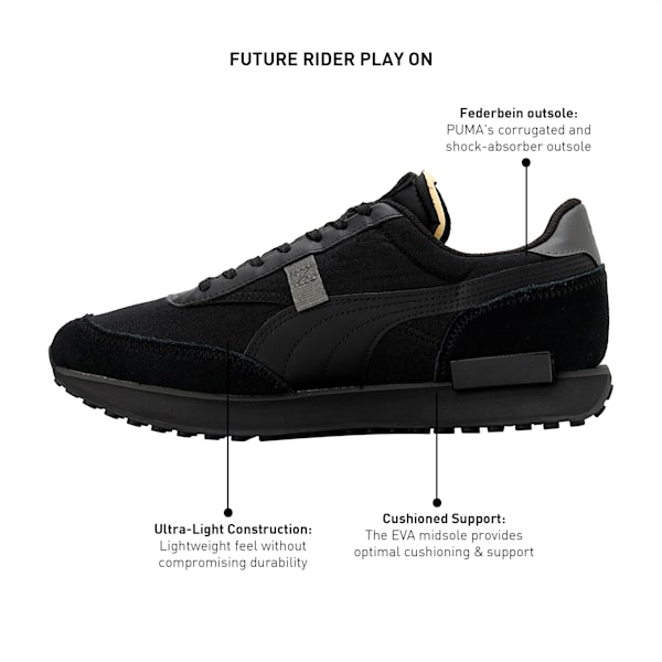 Future Rider Play On Sneakers, Puma Black-Puma Black, extralarge-IND