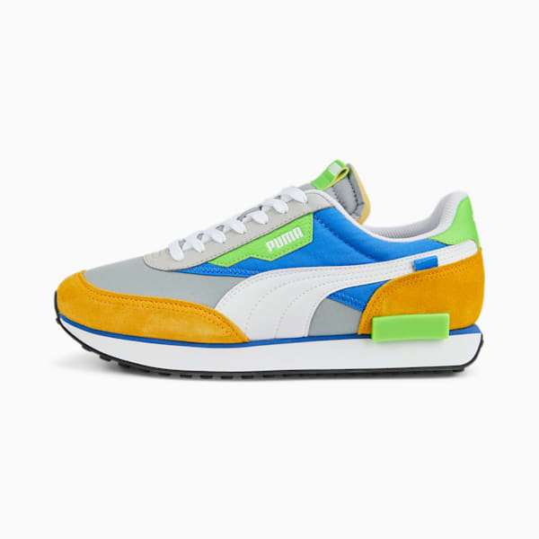 Future Rider Play On Unisex Sneakers, Quarry-Tangerine, extralarge-IND
