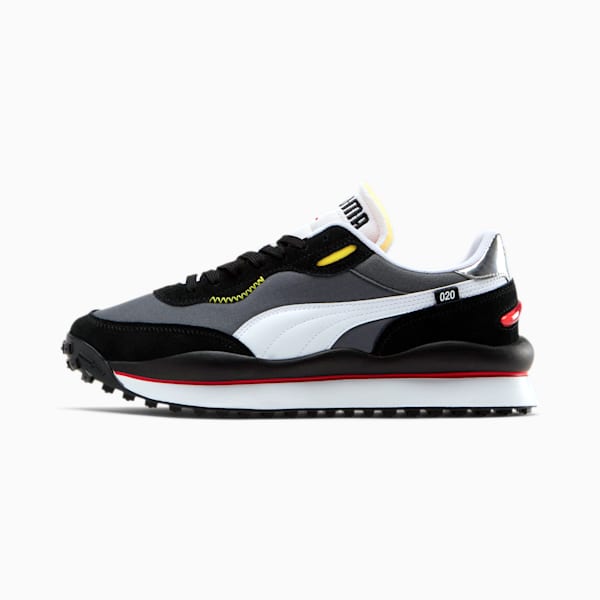 Style Rider Play On Sneakers, Puma Black-Puma White-CASTLEROCK, extralarge