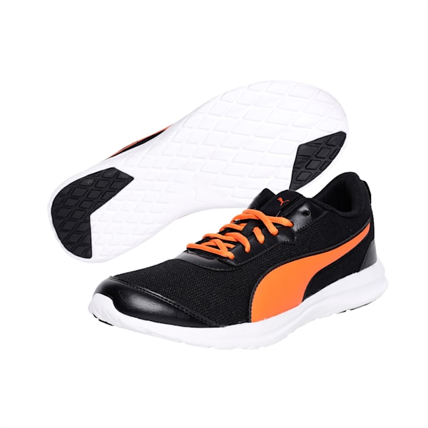 Shadowshard Men’s Running Shoes, Asphalt-Vibrant Orange-Puma Black