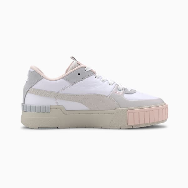 Tenis Cali Sport Mix para Mujer, Puma White-Marshmallow, extralarge