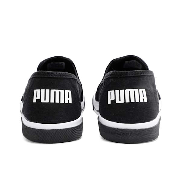 Procyon Slip-on Sneakers, Puma Black-Puma White, extralarge-IND