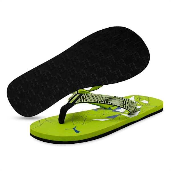 Flipper IDP  Flip Flops, Limepunch-White-Puma Royal, extralarge-IND