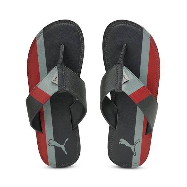 Ketava Duo Men's Slippers, DarkShadow-BaCherry-HighRise, extralarge-IND