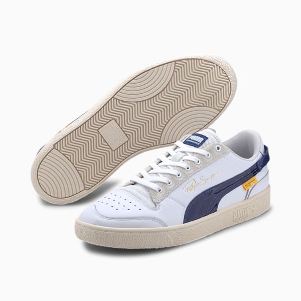 PUMA x RANDOMEVENT Ralph Sampson Lo Sneakers, Puma White-TRUE BLUE, extralarge