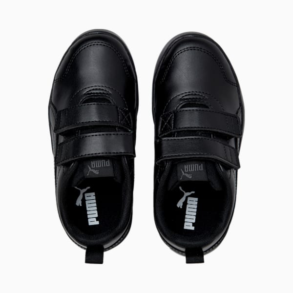 Courtflex V2 Kids' Trainers, Puma Black-Dark Shadow, extralarge-GBR