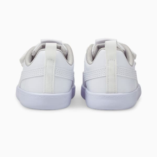 Courtflex V2 Babies' Trainers, Puma White-Gray Violet, extralarge-IND