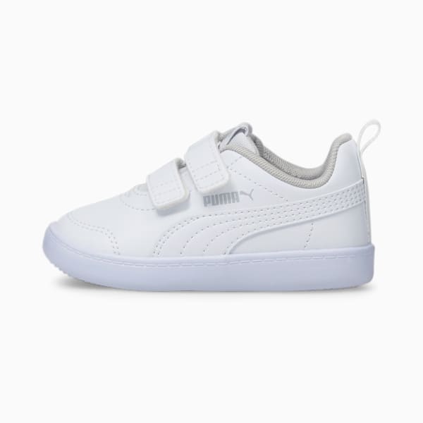 Courtflex V2 Babies' Trainers, Puma White-Gray Violet, extralarge-IND