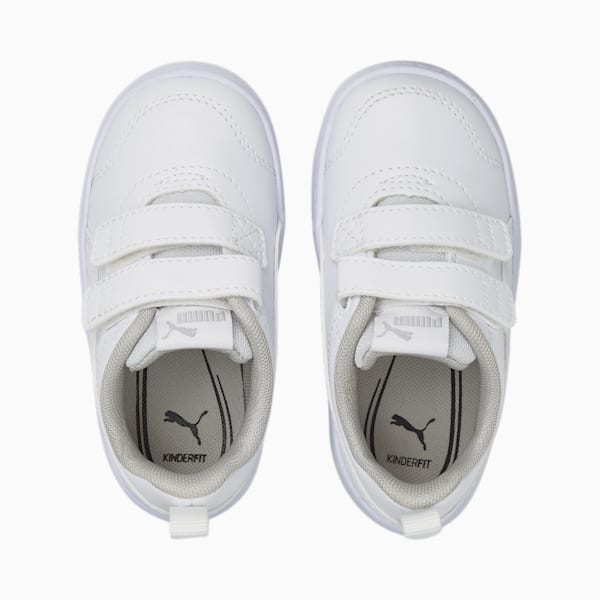 Courtflex V2 Babies' Trainers, Puma White-Gray Violet, extralarge-GBR