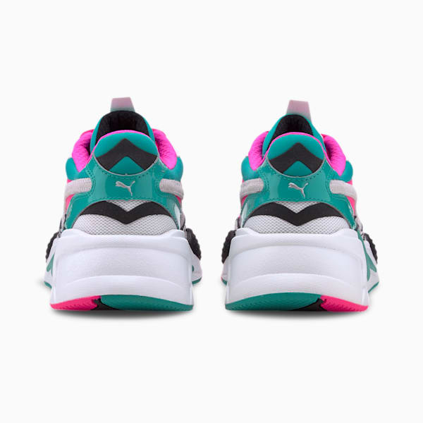 RS-X³ Plastic Sneakers, Puma White-Fluo Pink, extralarge