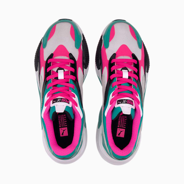 RS-X³ Plastic Sneakers, Puma White-Fluo Pink, extralarge